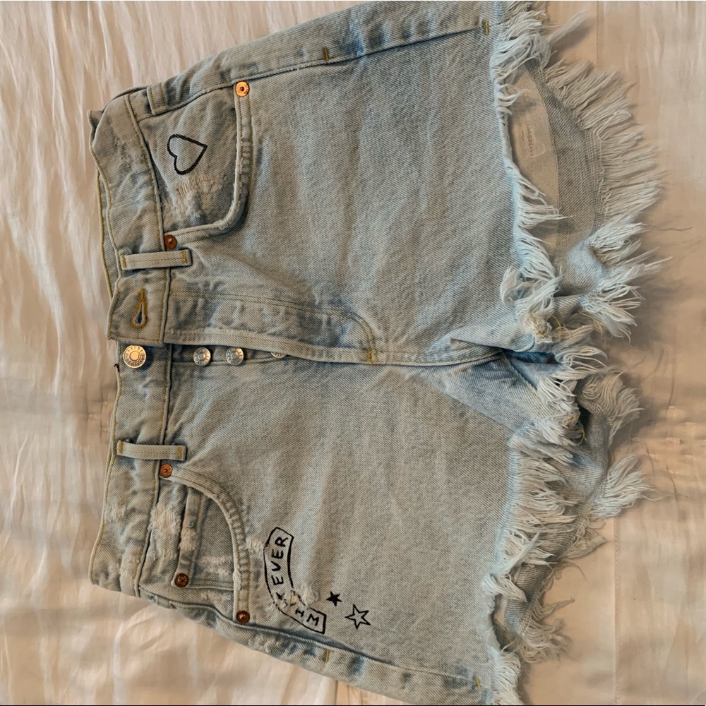 25 Agolde High Waist Lover Shorts